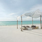 Shangri La Villingili Maldives beach lunch