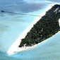 holiday island resort maldives aerial