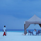 Cocoa Island resort maldives Sandbank dining