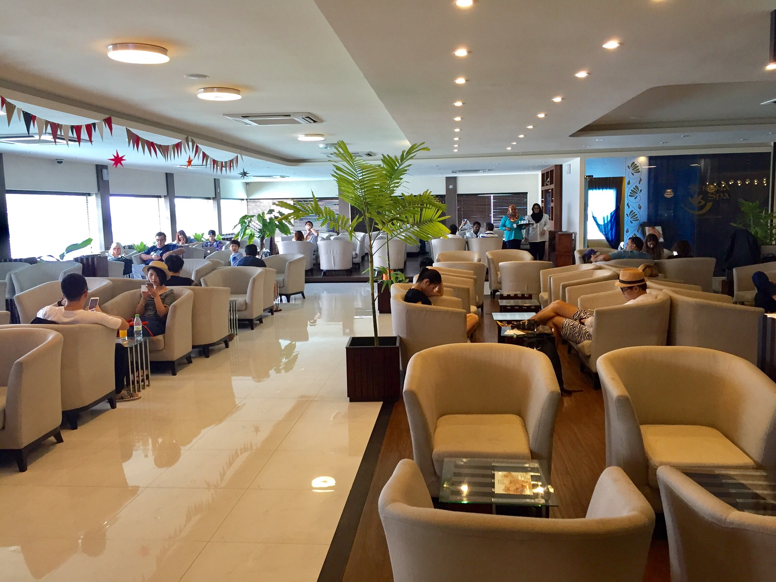 Air conditioned lounge for Domestic Flights at Velana Airport