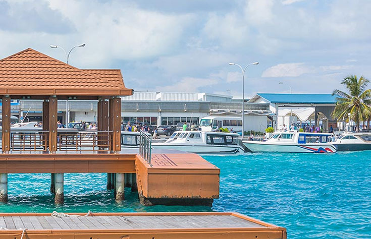 Speedboat Jetty at Velana Airport