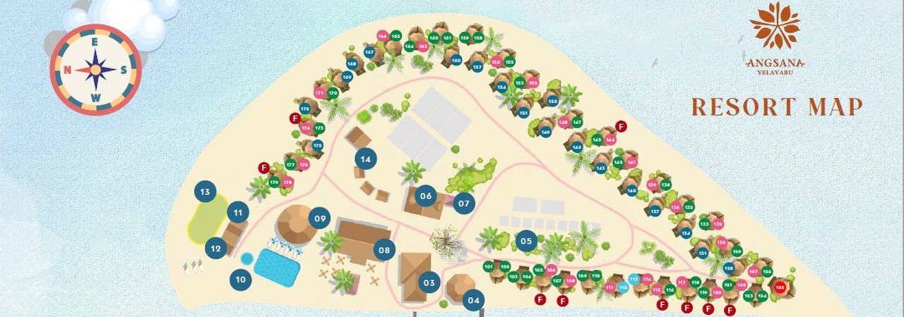 Angsana Velavaru Island Map