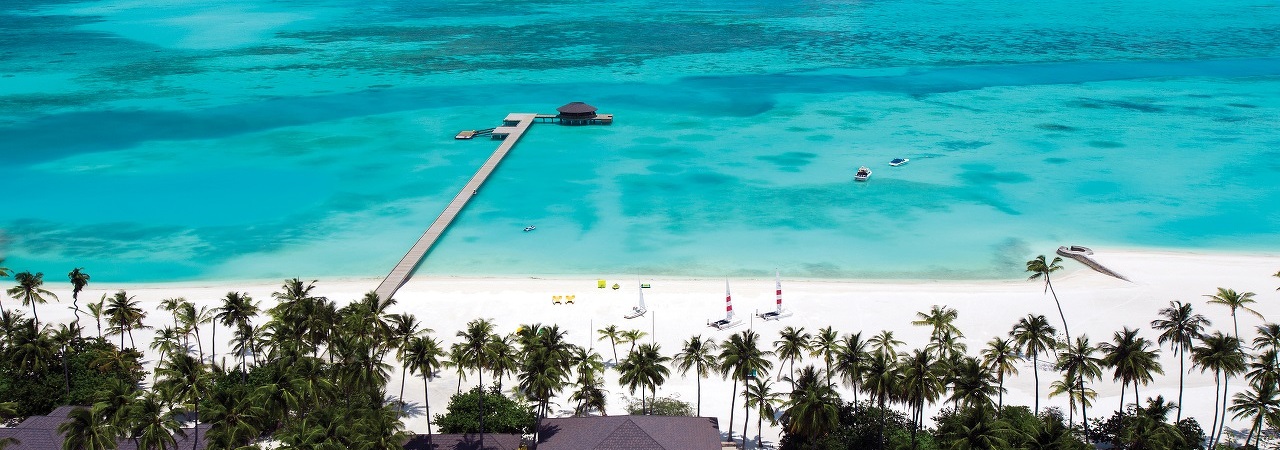 Atmosphere Kanifushi Arrival Jetty Aerial View