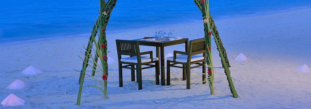 Atmosphere Kanifushi Romantic Dinner on the Beach