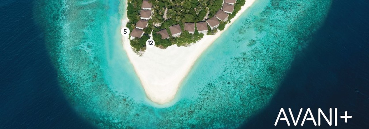 Avani+ Fares Maldives Island Map