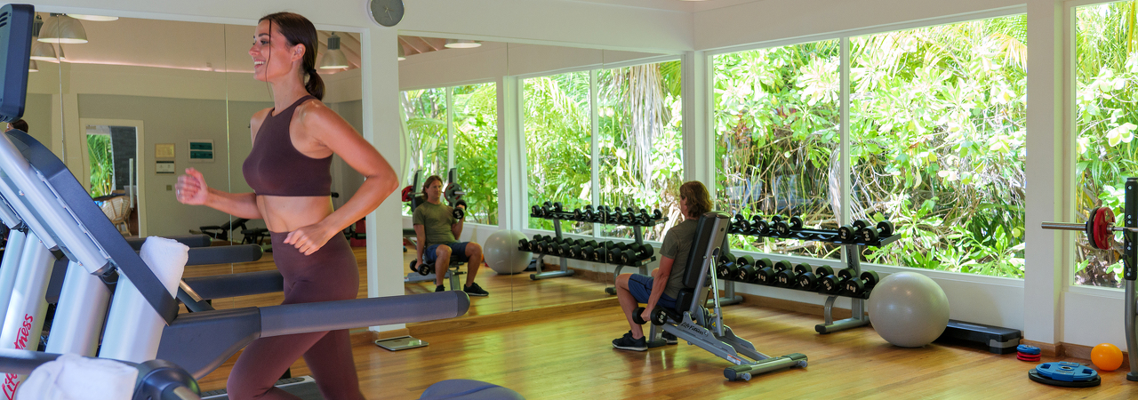 Baglioni Resort Maldives gym fitness centre suite