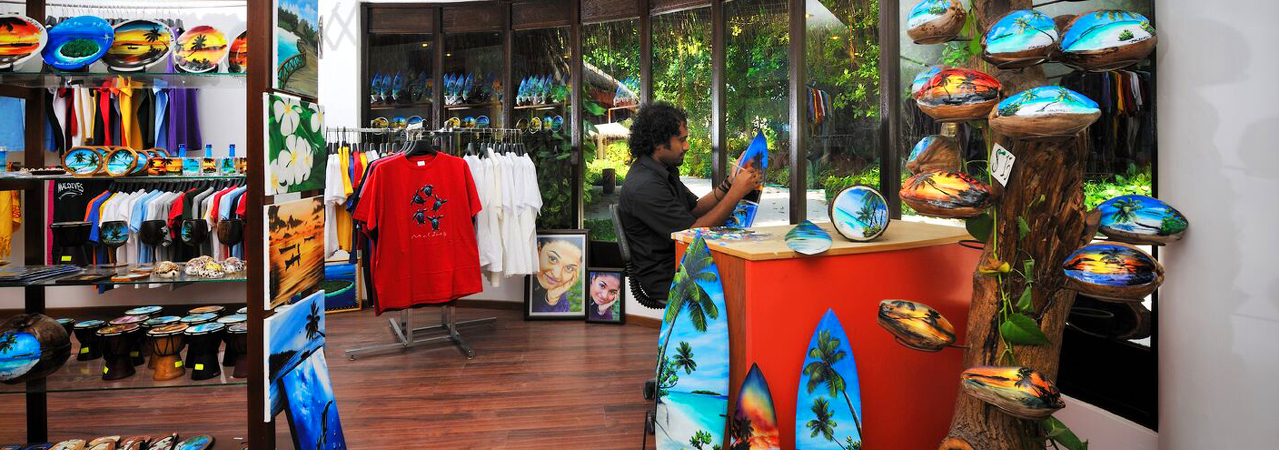 Bandos island resort and spa gift shop