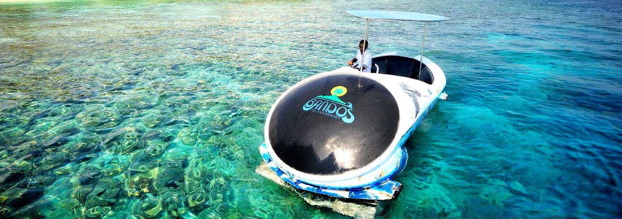 Bandos island resort and spa glass bottomed boat
