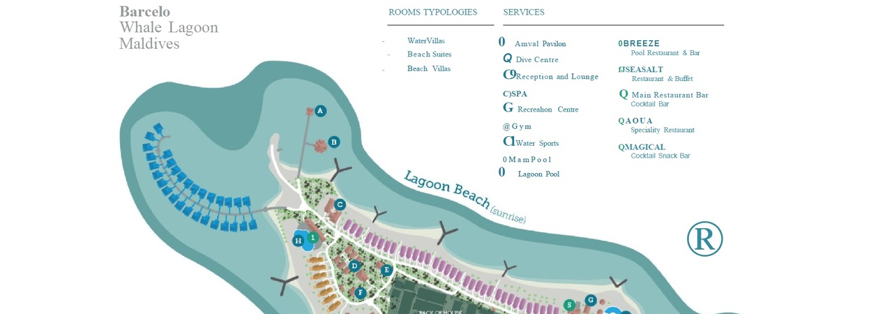 Barcelo Whale Lagoon Maldives Island Map