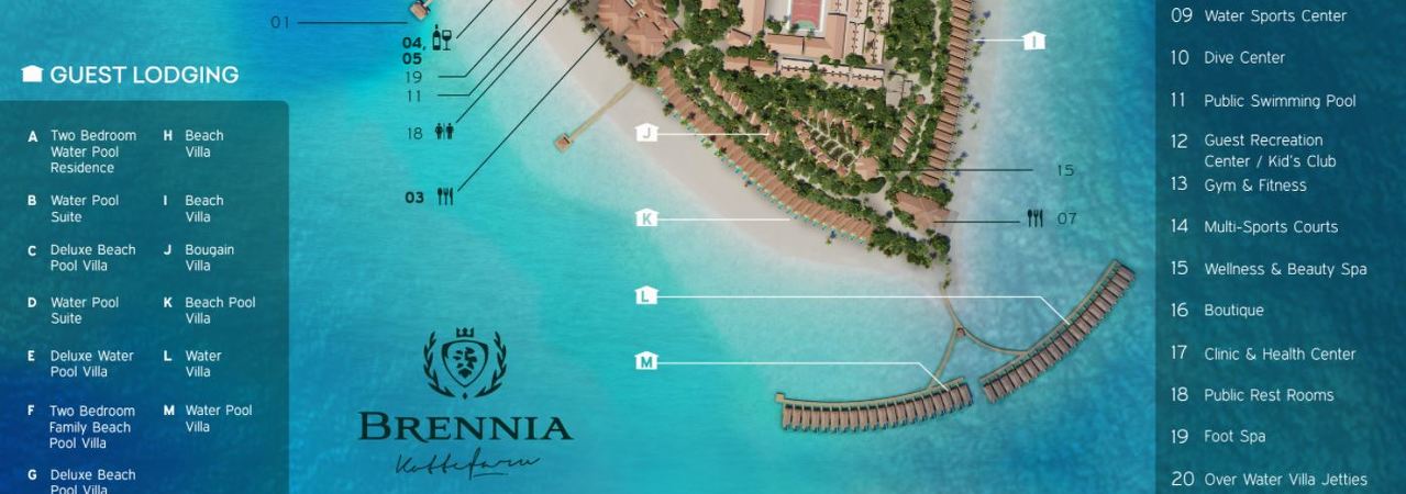 Brennia Kottefaru Island Map