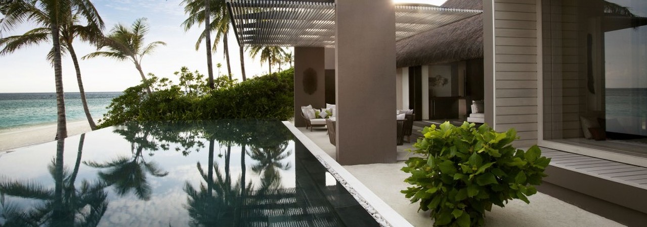 Island Villa Outside Area