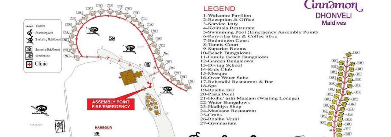 Cinnamon Dhonveli map
