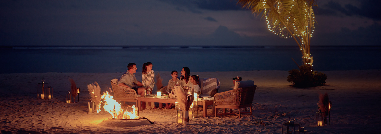 Dinner by fire