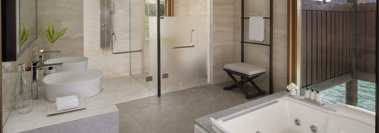 Premiere Water Villa bathroom