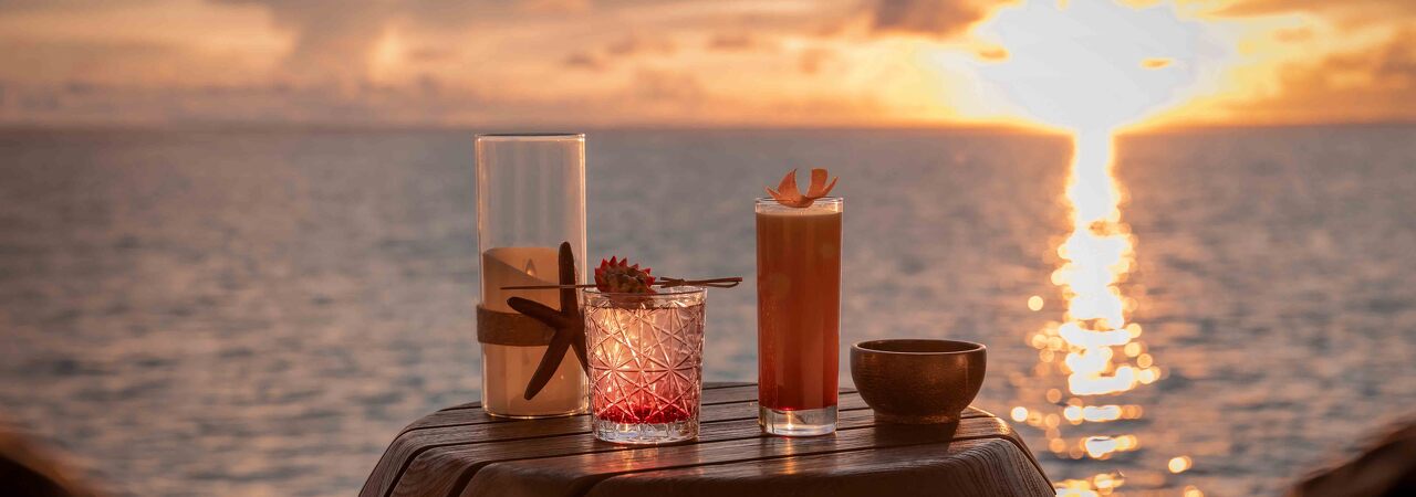 Sunset cocktails