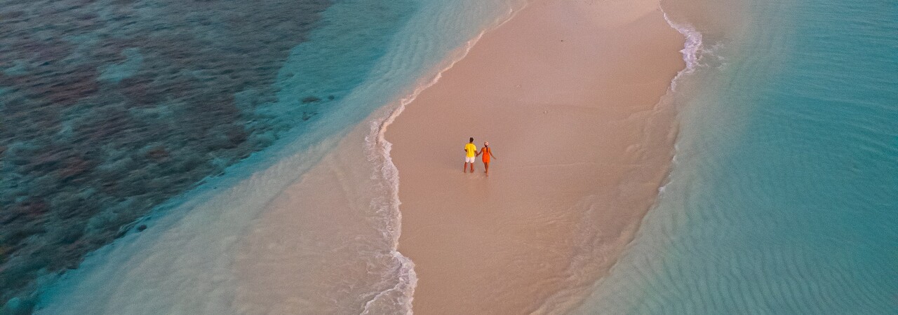 Diamonds Thudufushi sand bank
