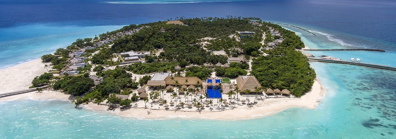 Emerald Maldives Aerial Shot