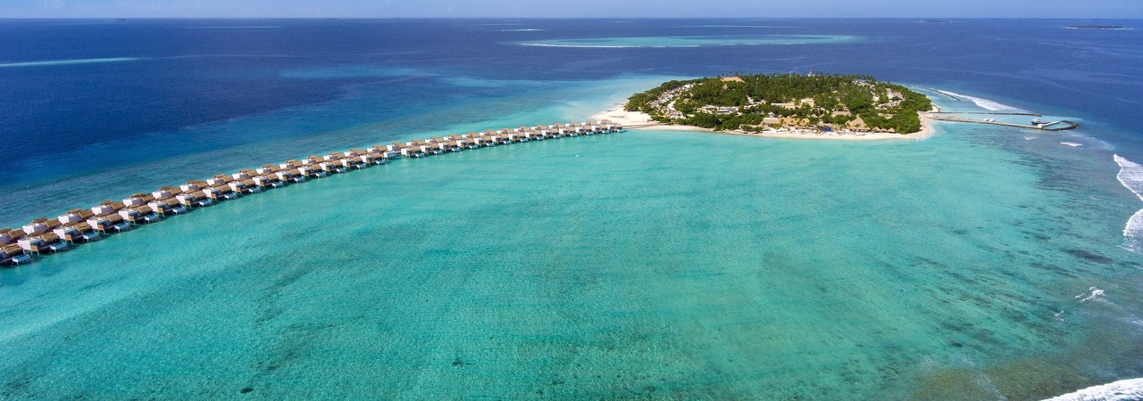 Emerald Maldives Aerial Shot
