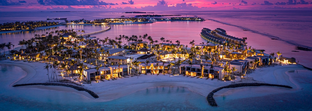 Hard Rock Hotel Aerial Sunset