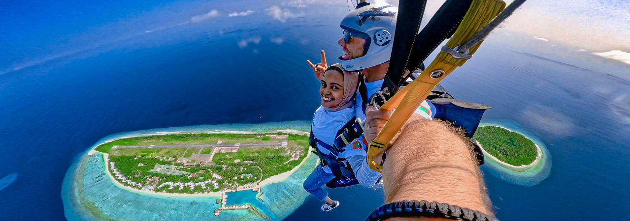 Ifuru Island Resort Maldives skydiving 2