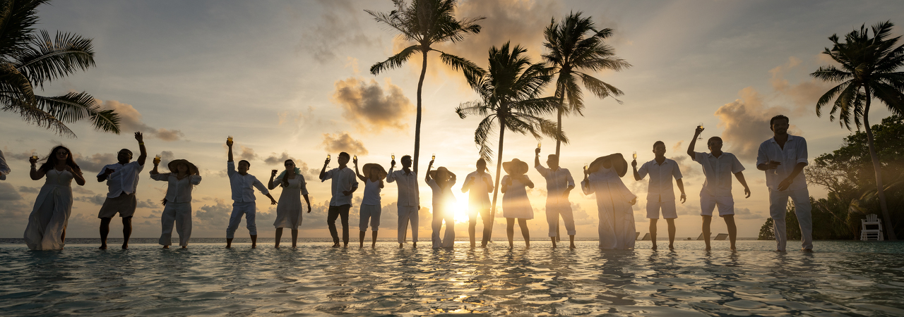 Ifuru Island Resort Maldives white party 2