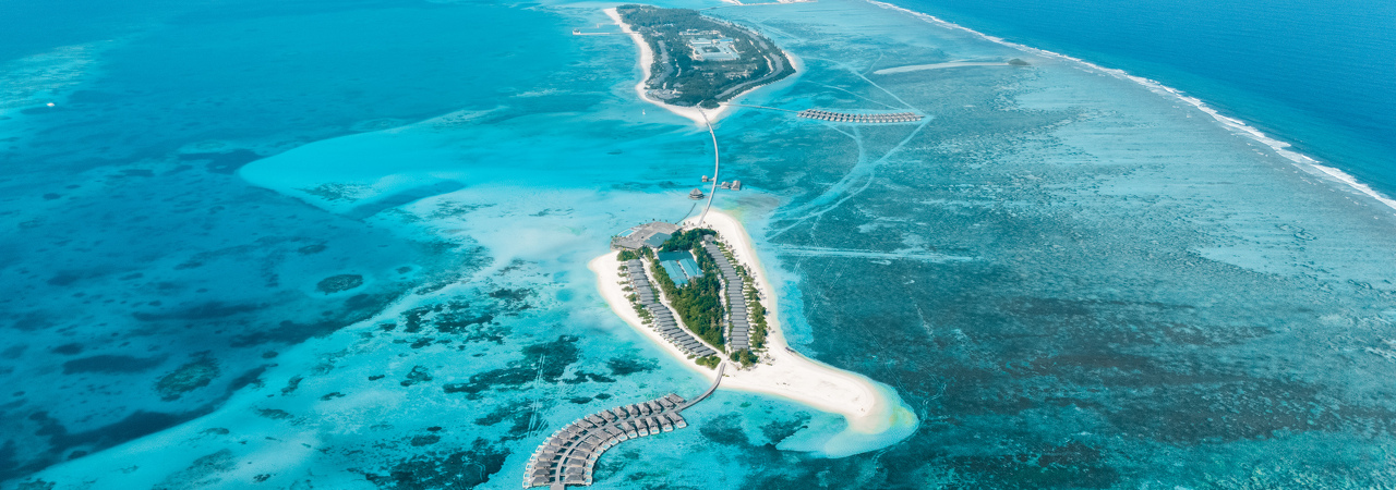 Jawakara resort Maldives aerial