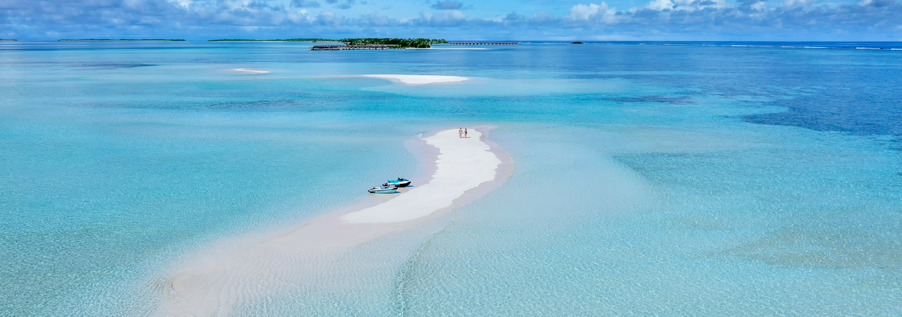 Jawakara resort Maldives sand bank aerial lagoon ocean&nbsp;