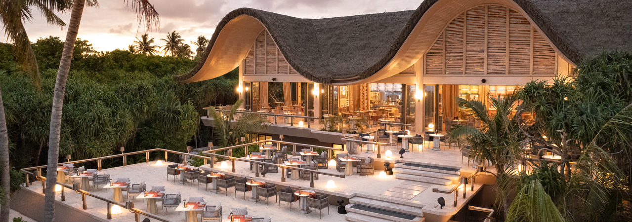 Joali Being Resort Maldives flow restaurant exterior