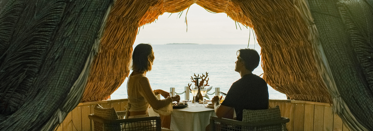 Joali Being Resort Maldives private destination dining turtle