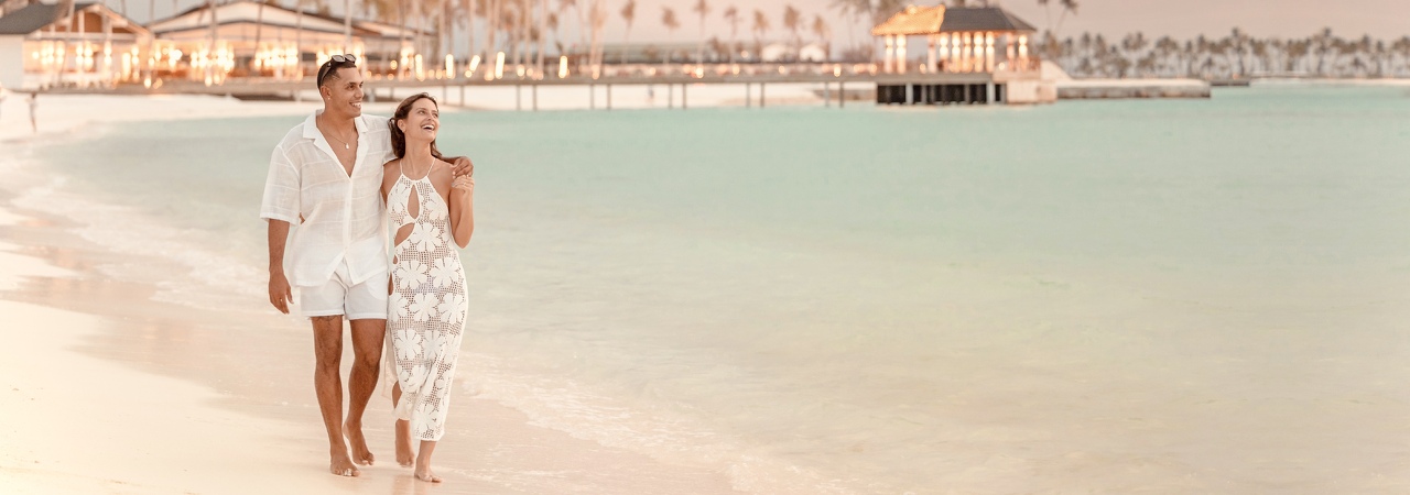 Joy Island Maldives beach walk