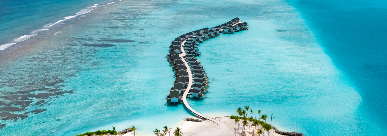 Joy Island Maldives aerial 1