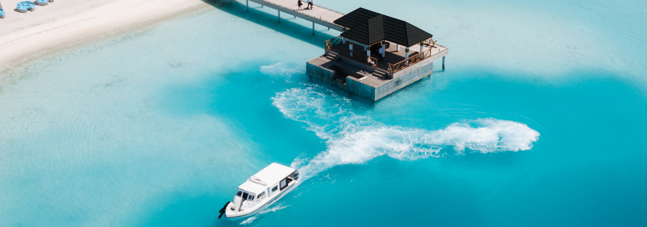 Joy Island Maldives aerial 3