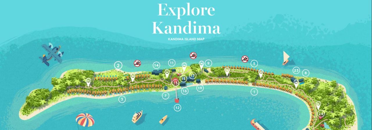Kandima Island Map&nbsp;&nbsp;