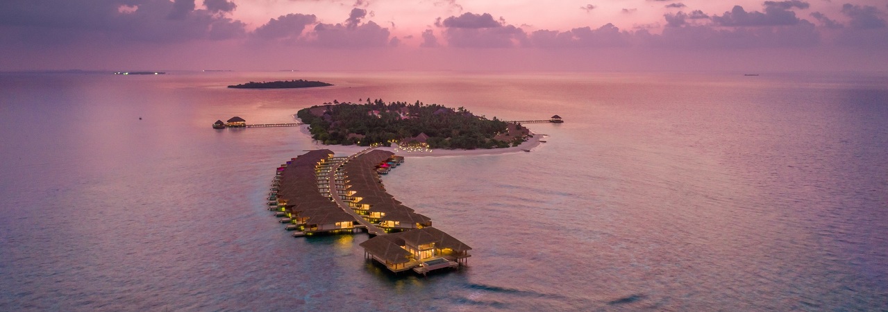 kudafushi aerial sunset&nbsp;