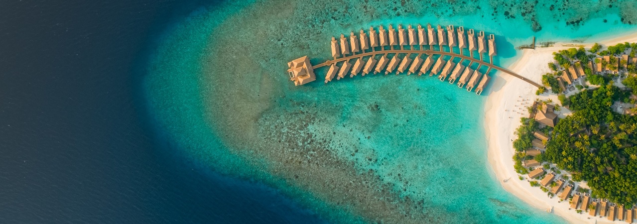 Kudafushi aerial water villas