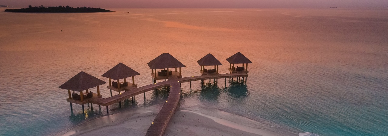 kudafushi sea edge sunset