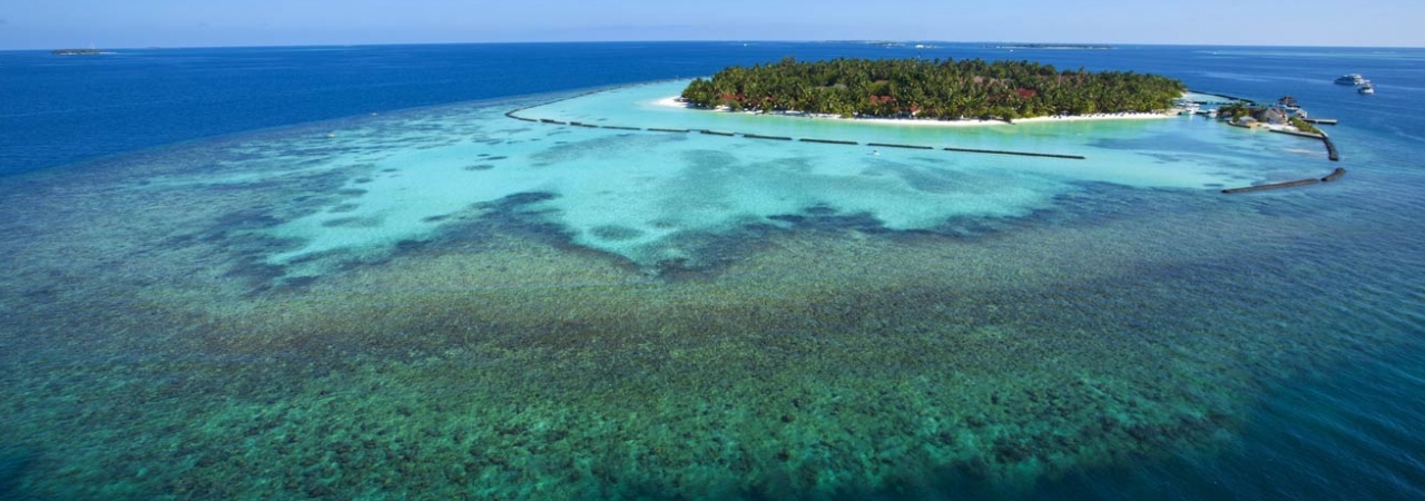 Kurumba Island Resort Maldives aerial