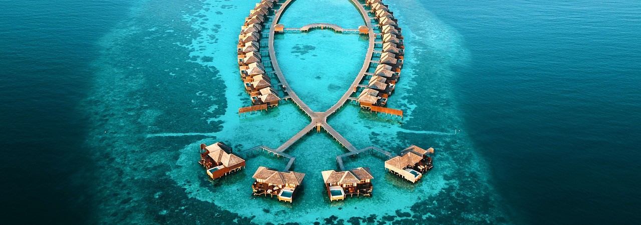 Lily Beach Resort Aerial