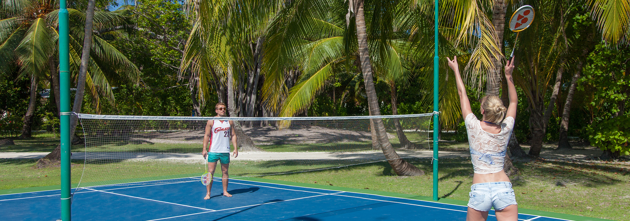 Meeru Island Resort Maldives badminton