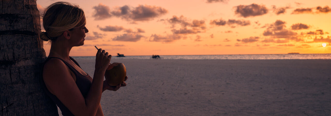 Meeru Island Resort Maldives sunset