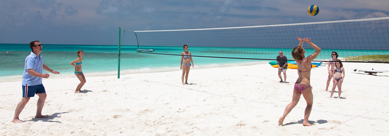 Meeru Island Resort Maldives beach volleyball