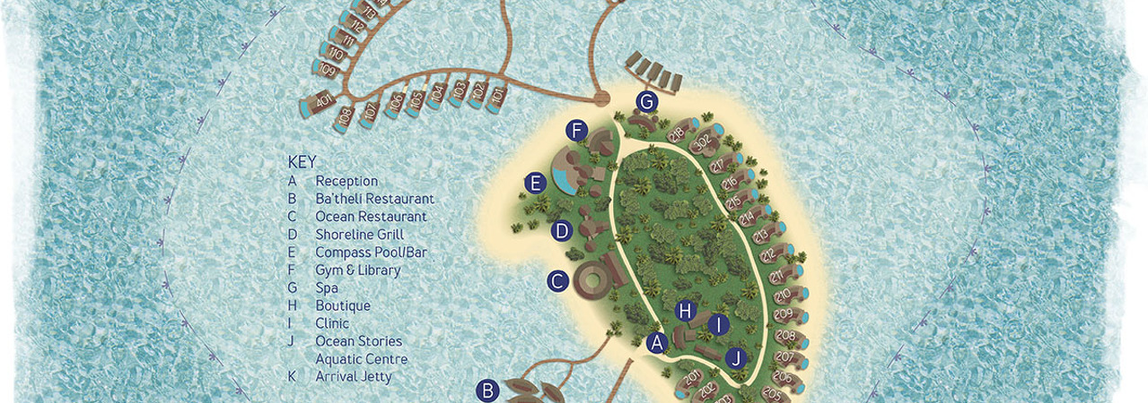 Milaidhoo Island Map