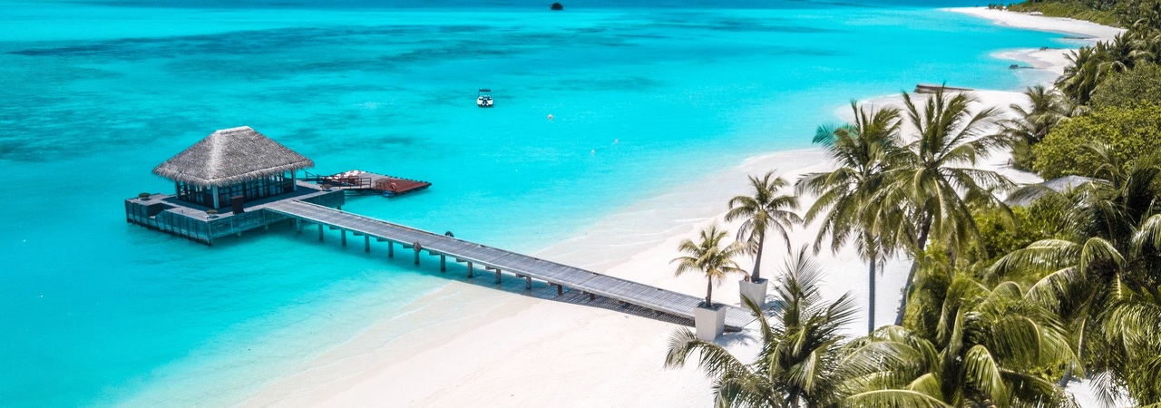 Niyama Arrival Jetty Aerial View