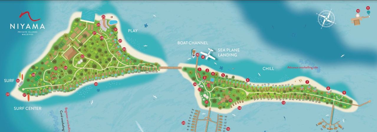 Niyama Island Map