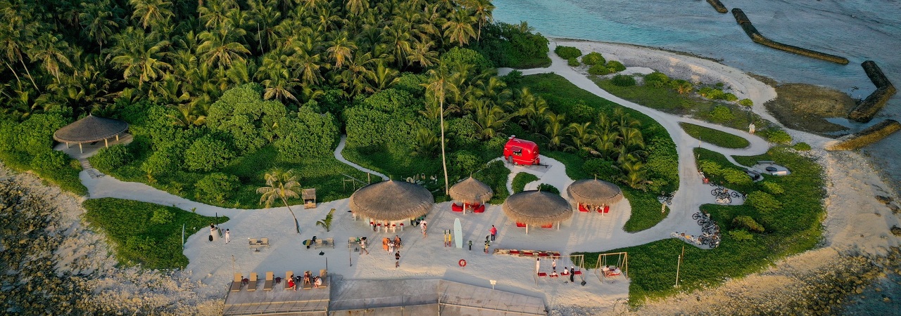 Niyama Surf Shack Aerial View