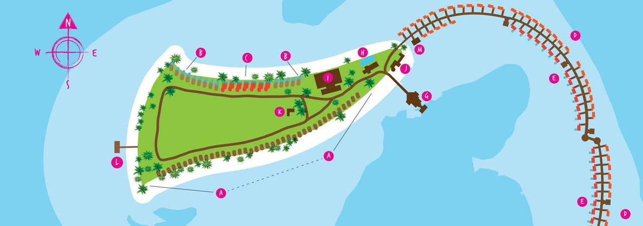 OBLU Select at Sangeli Island Map