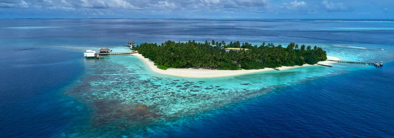 The Halcyon Private Isles Maldives aerial