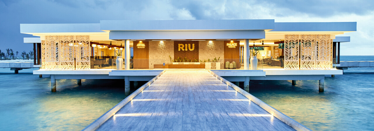 Riu Atoll Maldives resort lobby