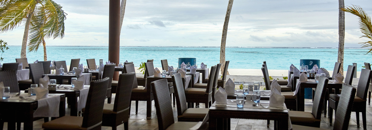 Riu Atoll Maldives resort main restaurant 3