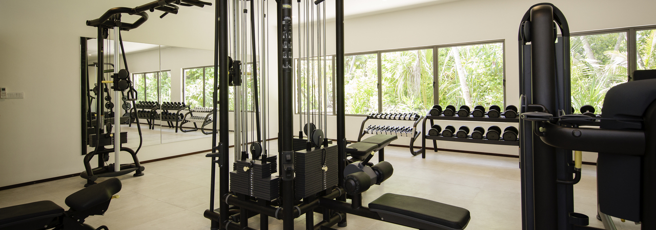 Robinson Club Noonu Maldives resort gym fitness suite